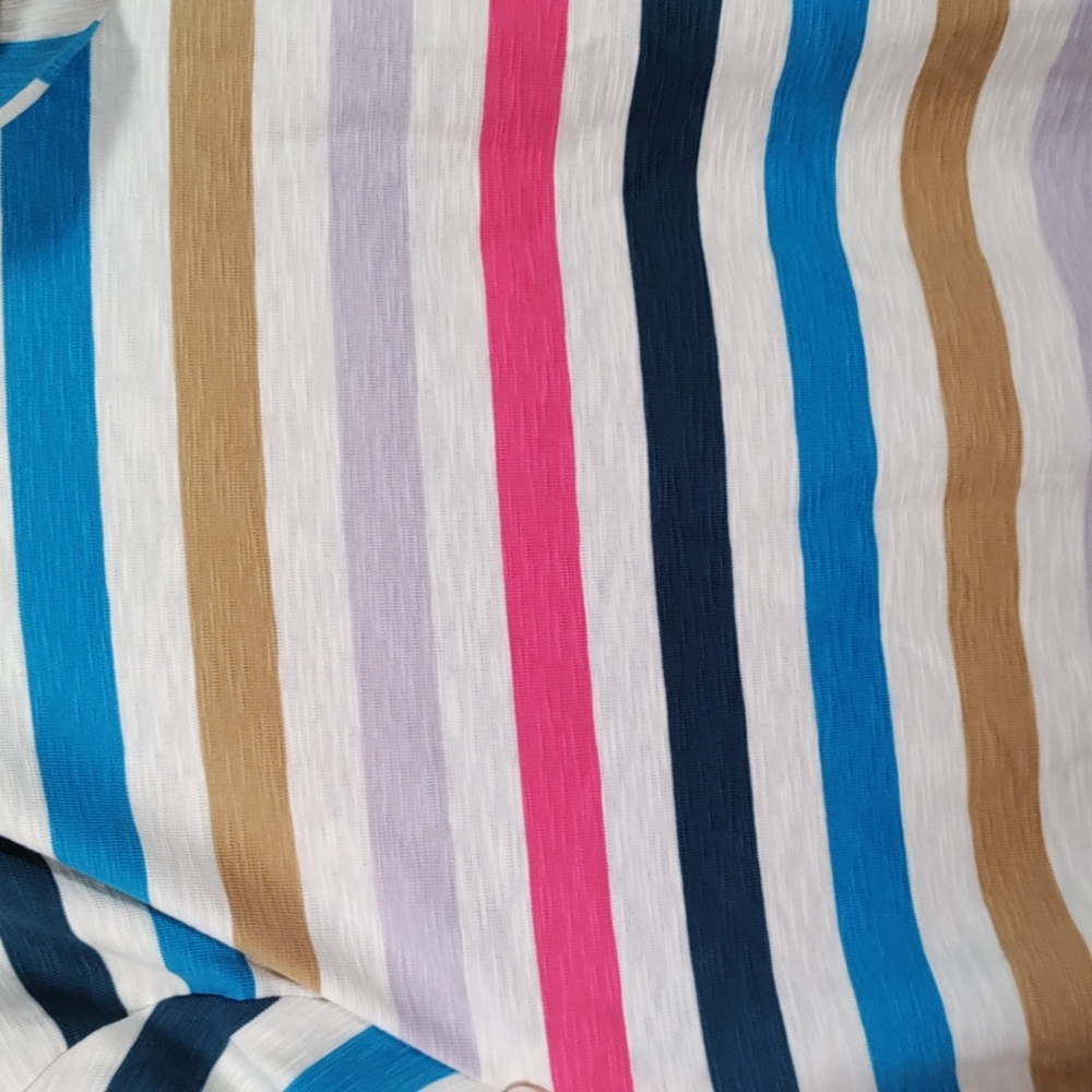 *E156 LIVI Lane Bryant multi-color striped L/S hoodie 22/24 NWOT CLEARANCE - Picture 8 of 10